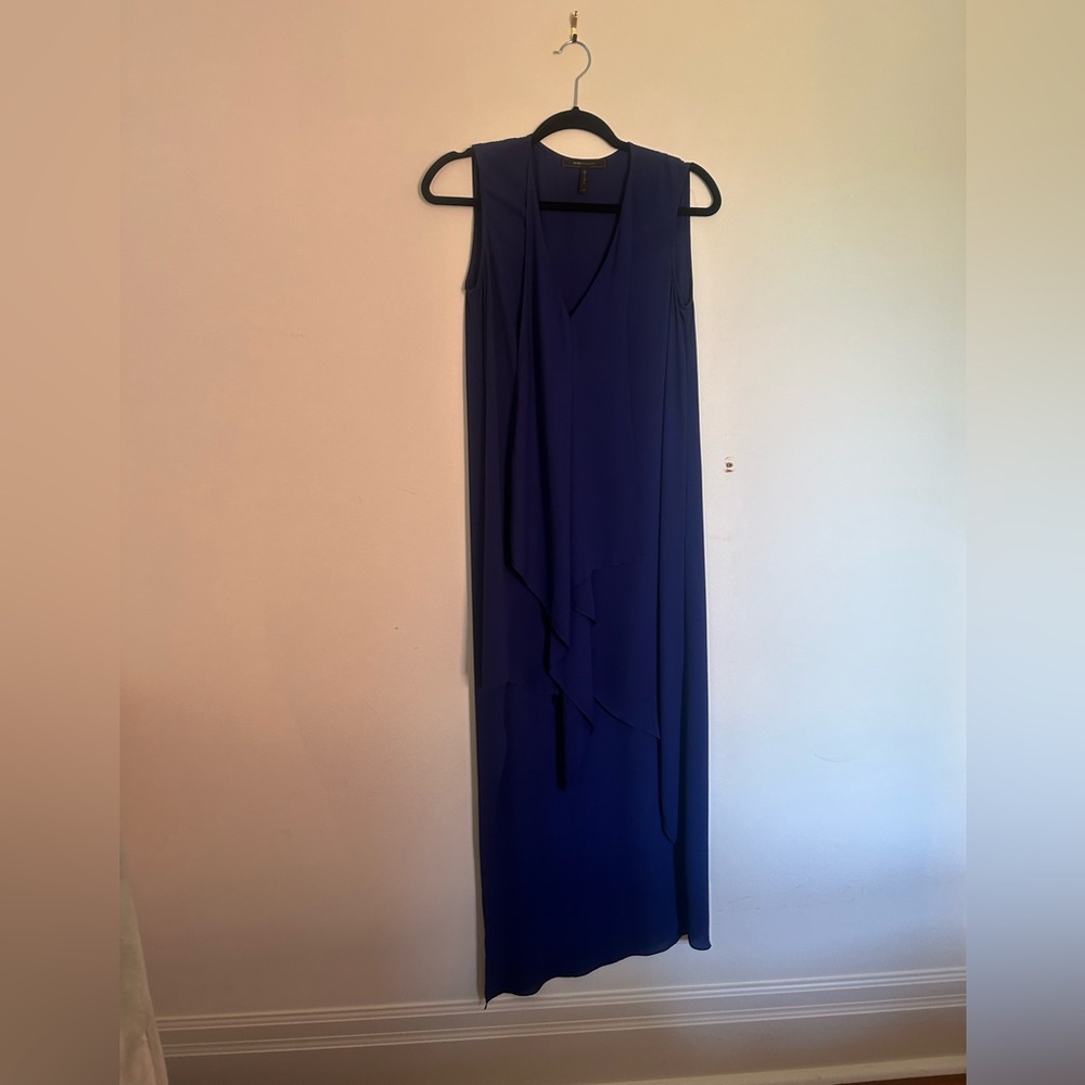 BCBGMaxAzria Asymmetrical Royal Blue Dress